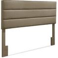 thumbnail image 1 of Serta Palisades Tufted Upholstered King Size Adjustable Headboard, Light Brown, 1 of 14
