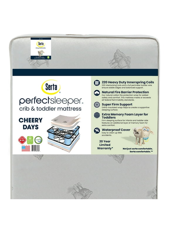 Crib & Toddler Mattresses in Crib and Baby Mattresses