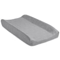 thumbnail image 1 of Serta Perfect Sleeper Contoured Changing Pad with Plush Cover, Grey, 1 of 6