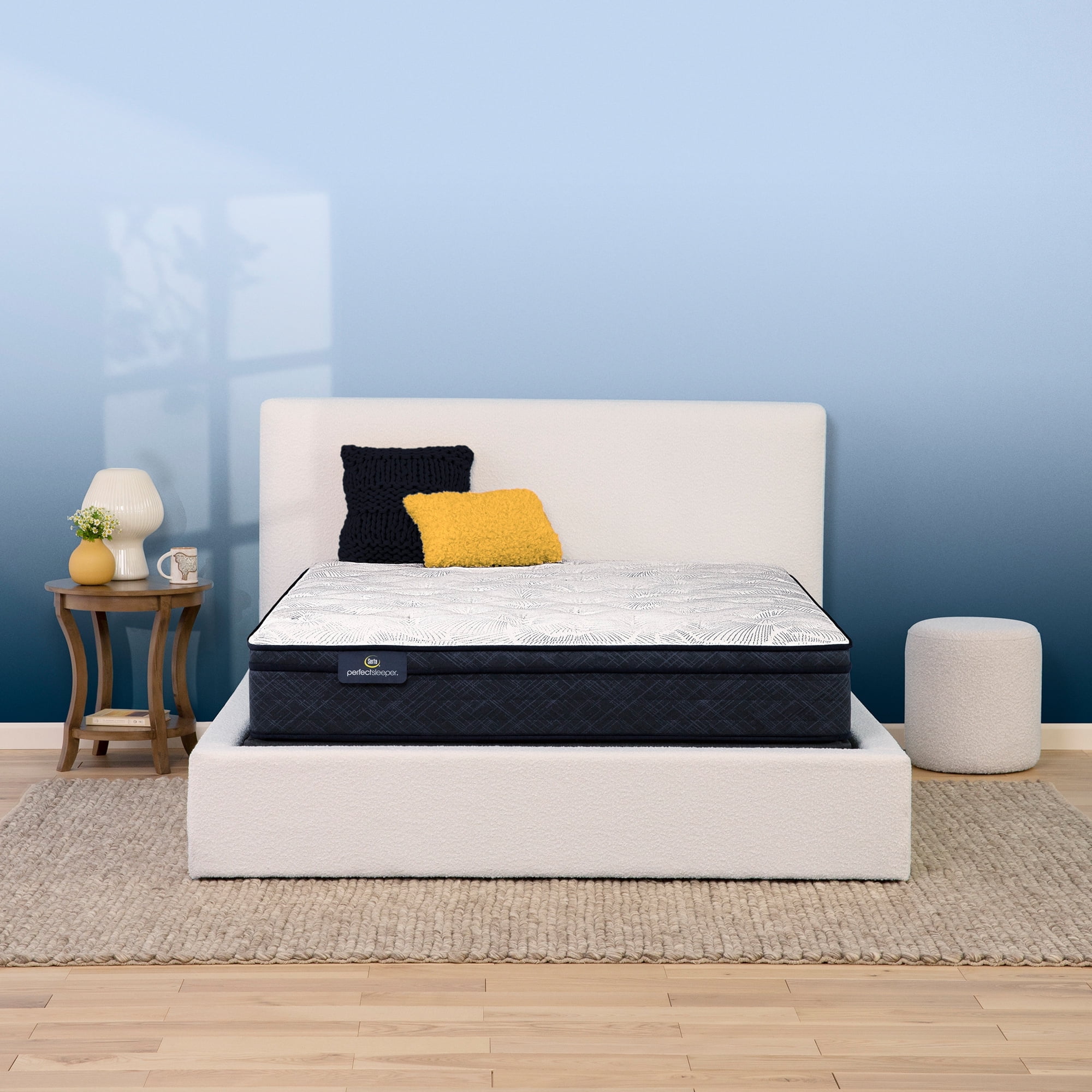Twin XL Plush Euro Top Innerspring Mattress with Gel Memory Foam