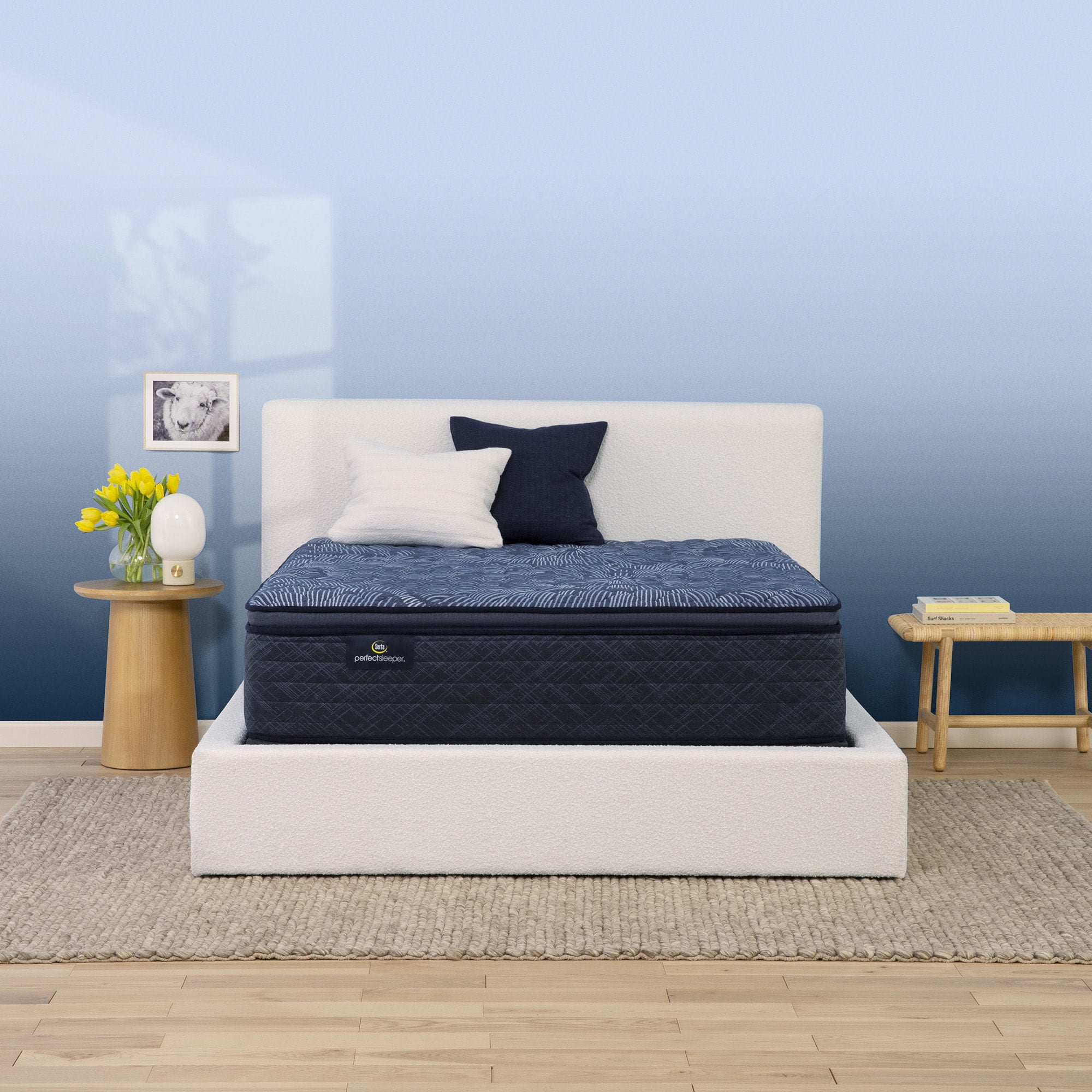 Serta twin mattress and online box spring set
