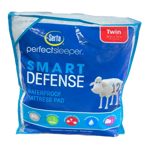 Serta Perfect Sleeper Smart Defense Waterproof Mattress Pad - Twin