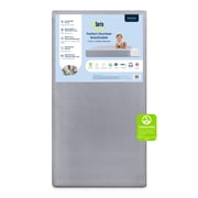 Serta Perfect Slumber Breathable Two-Stage Crib Mattress and Toddler Mattress - Breathable Cover and Fiber Core, Machine Washable Cover, Waterproof, A