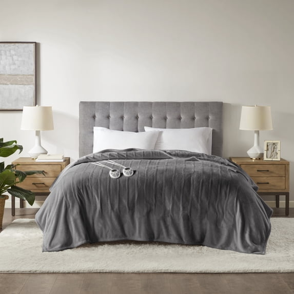 Serta Polyester and Cotton Microlight Heated Blanket ST54-0085