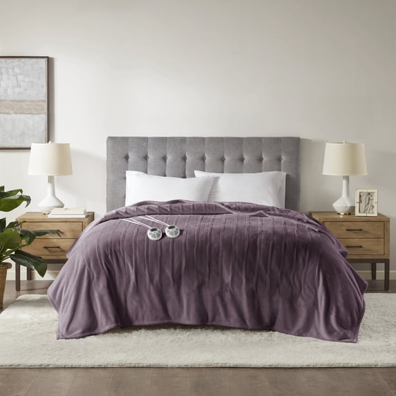 Serta Polyester and Cotton Microlight Heated Blanket ST54-0091