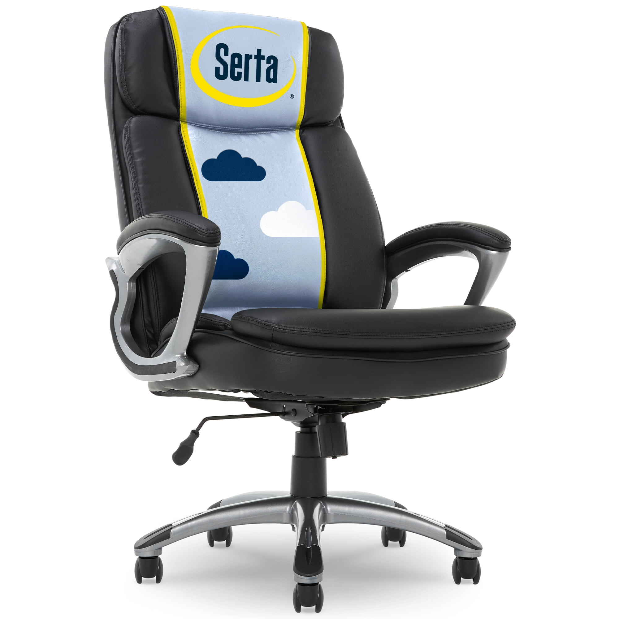 Serta Puresoft Faux Leather Big & Tall Executive Office Serta Puresoft Faux Leather Big & Tall Executive Office