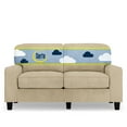 thumbnail image 1 of Serta Palisades 61" Track Arm Sofa, Easy Care Polyester, Loveseat or Couch for Small Spaces, Sand Beige, 1 of 16