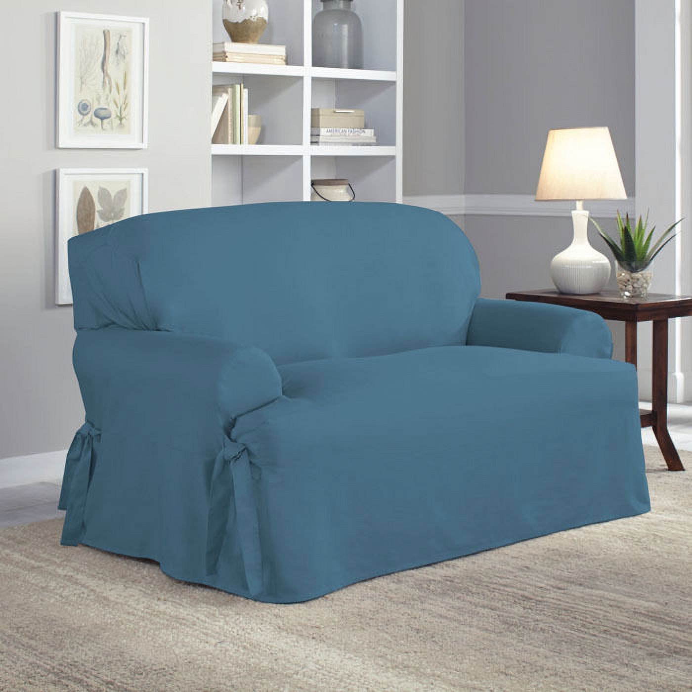 Serta Relaxed Fit Cotton Duck Slipcover for TLoveseat