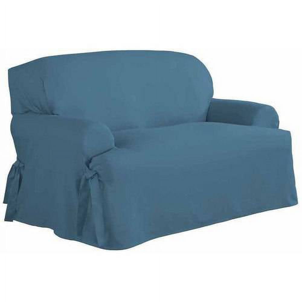 Serta Relaxed Fit Duck Furniture Slipcover, Loveseat 1Piece T Cushion
