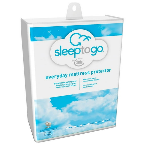 Serta SLEEP2GOT Sleep to Go Everyday Mattress Protector - Twin