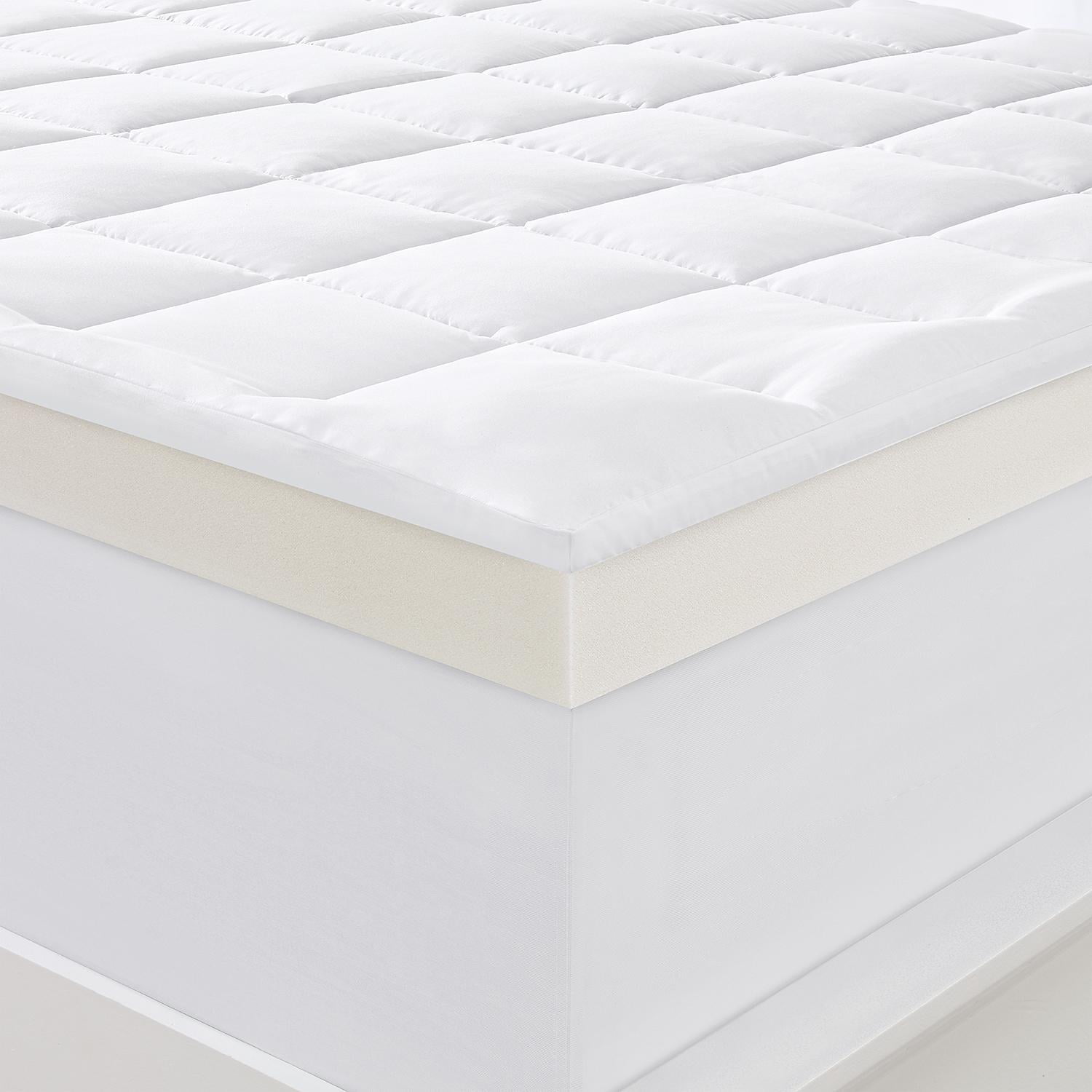 Serta SSPT4MT2 4" PillowTop and Memory Foam Mattress Topper Twin