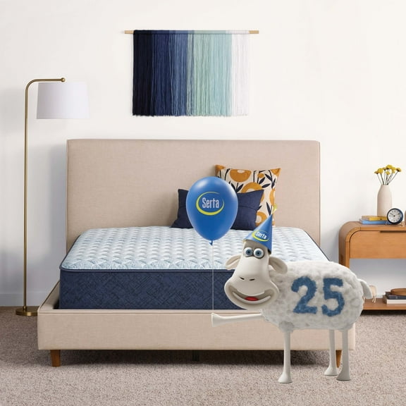 Serta 11" Twin Sertapedic Firm Hybrid Mattress in a Box