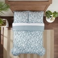 thumbnail image 1 of Serta Simply Clean Ellen Botanical Leaf 7-Piece Bedding Set, Full, 1 of 3