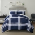 thumbnail image 1 of Serta Simply Clean Jax Plaid 5-Piece Complete Bedding Set, Twin XL, 1 of 4