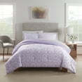 thumbnail image 1 of Serta Simply Clean Skyler Textured Geometric 3-Piece Comforter Set, King, 1 of 5