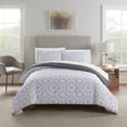 thumbnail image 1 of Serta Simply Clean Skyler Textured Geometric 5-Piece Bedding Set, Queen, 1 of 5