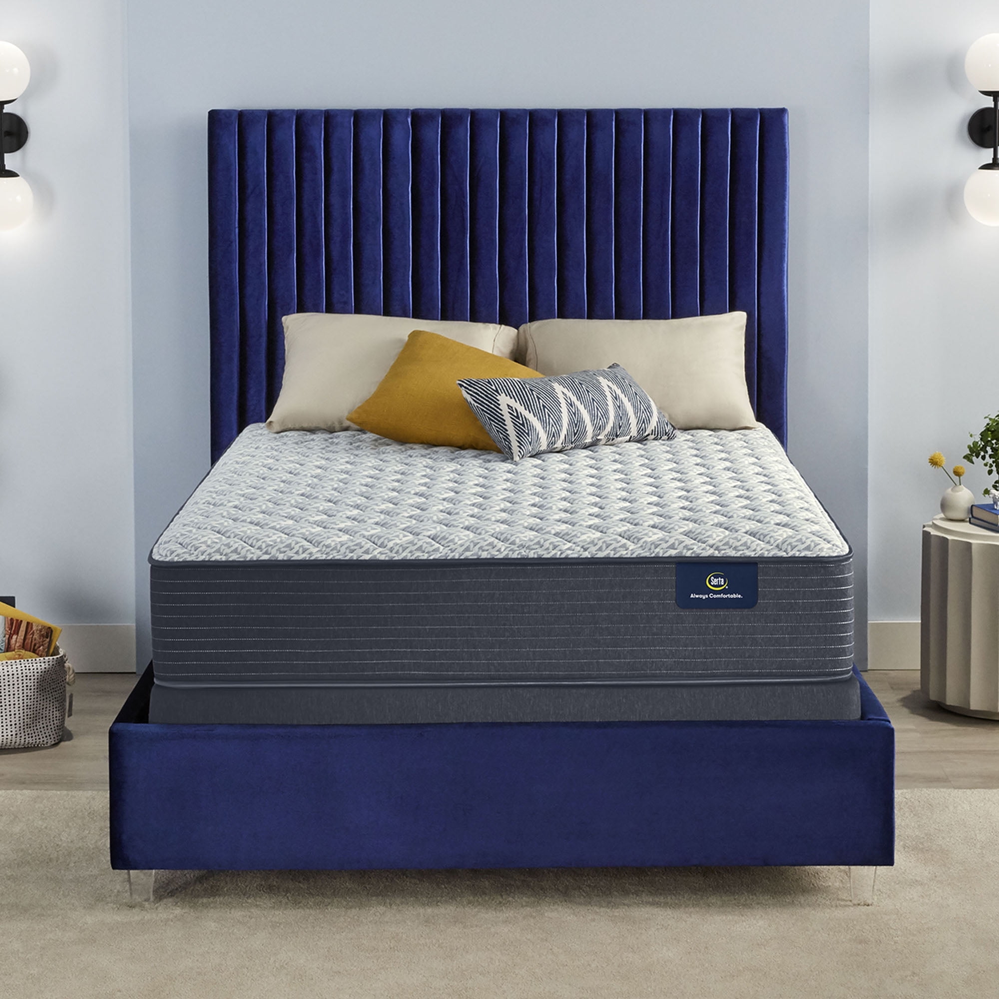 Serta Sleep True Azure Bay 12" Firm Innerspring Mattress; Fiberglass