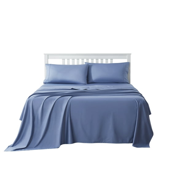 Serta So Cool 4-Piece Sheet Set, Blue, Full