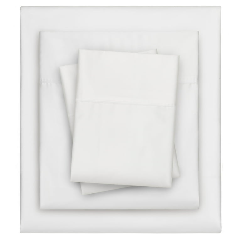 Serta So Cool 4-Piece Sheet Set, White, King - Walmart.com