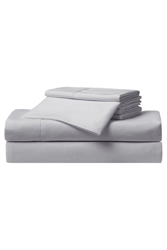So Soft 3-Piece Light Gray Sheet Set, Twin