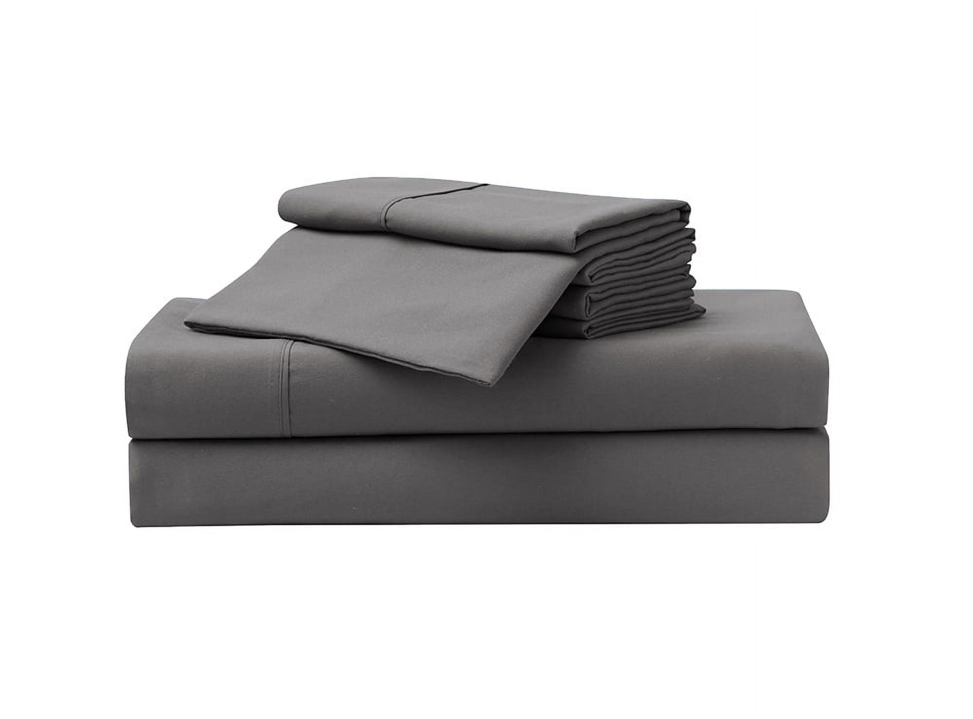 Serta So Soft 4-Piece Dark Gray Sheet Set, King
