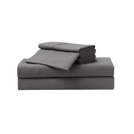 Serta So Soft 4-Piece Dark Gray Sheet Set, King