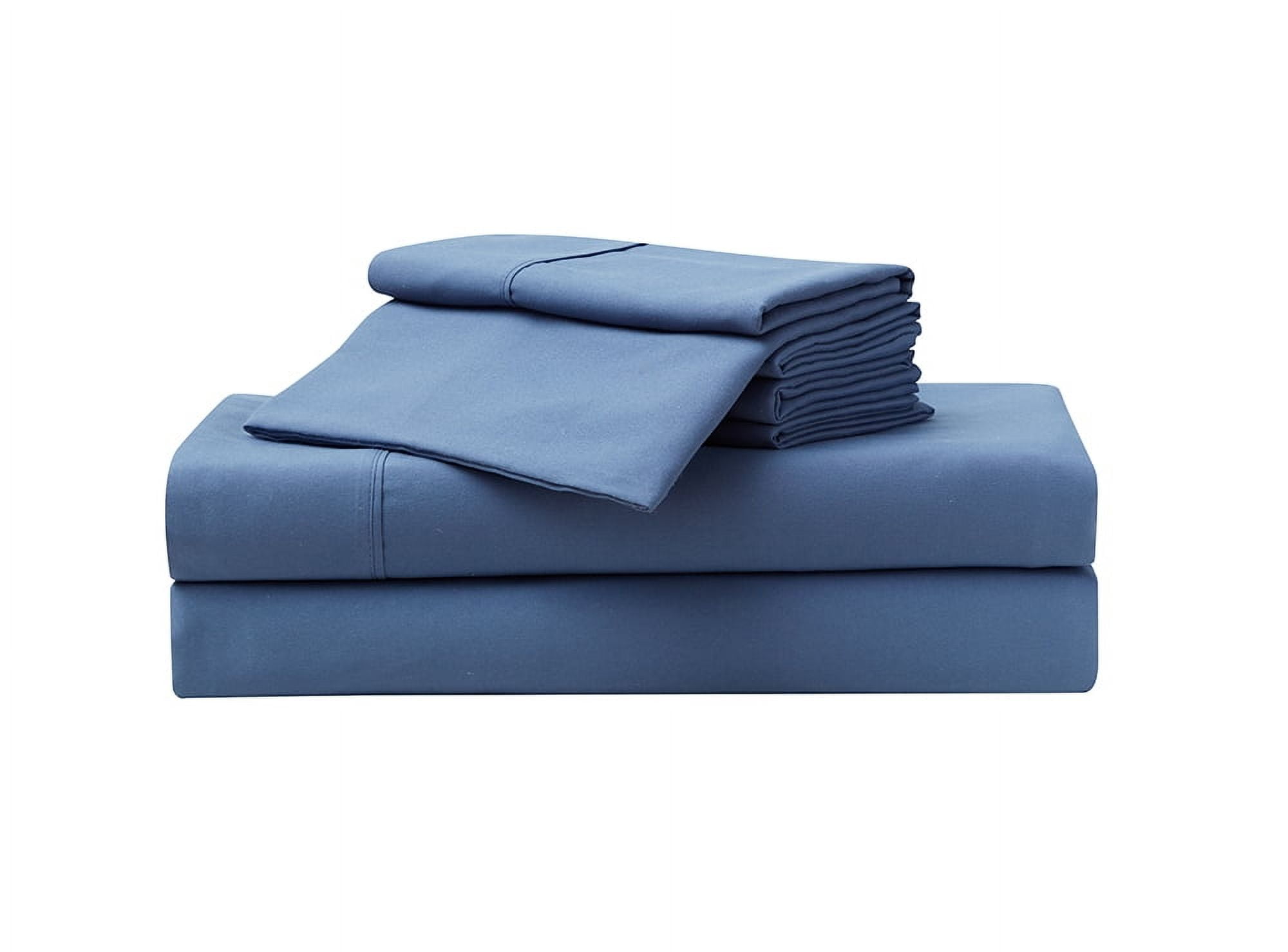Serta So Soft 4-Piece Navy Sheet Set, King