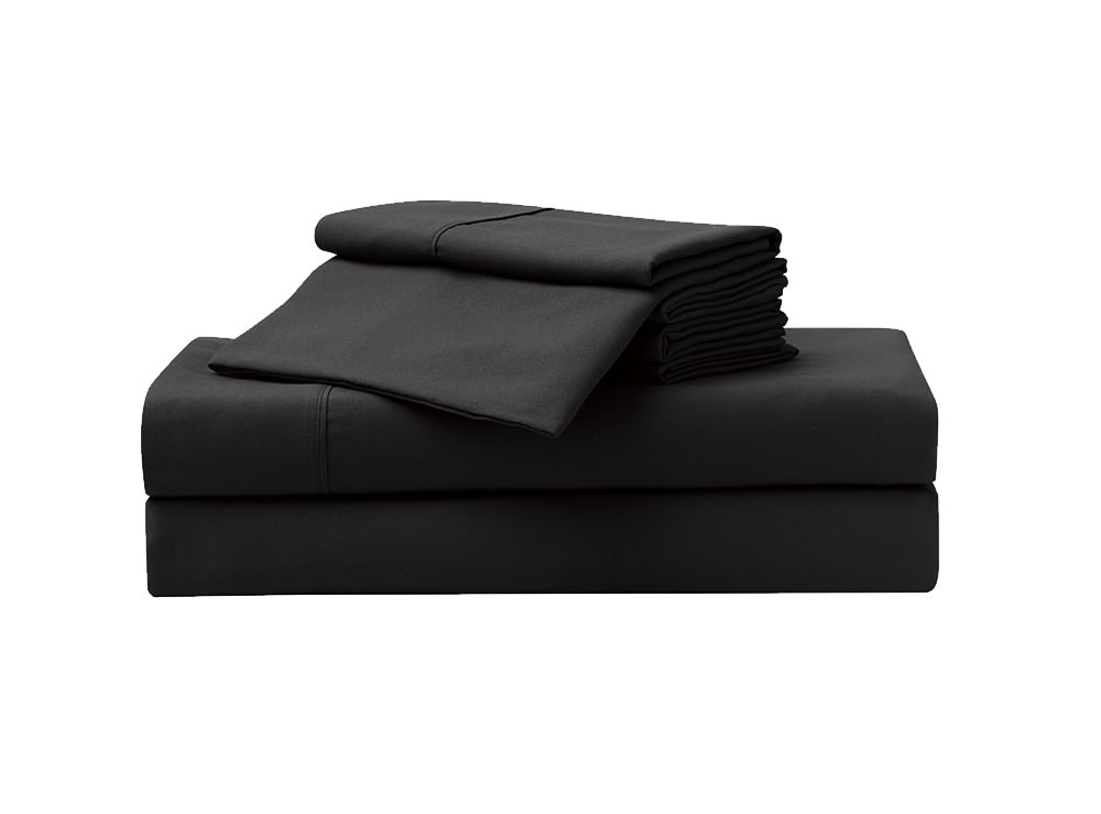 Serta So Soft 6Piece Black Sheet Set, King