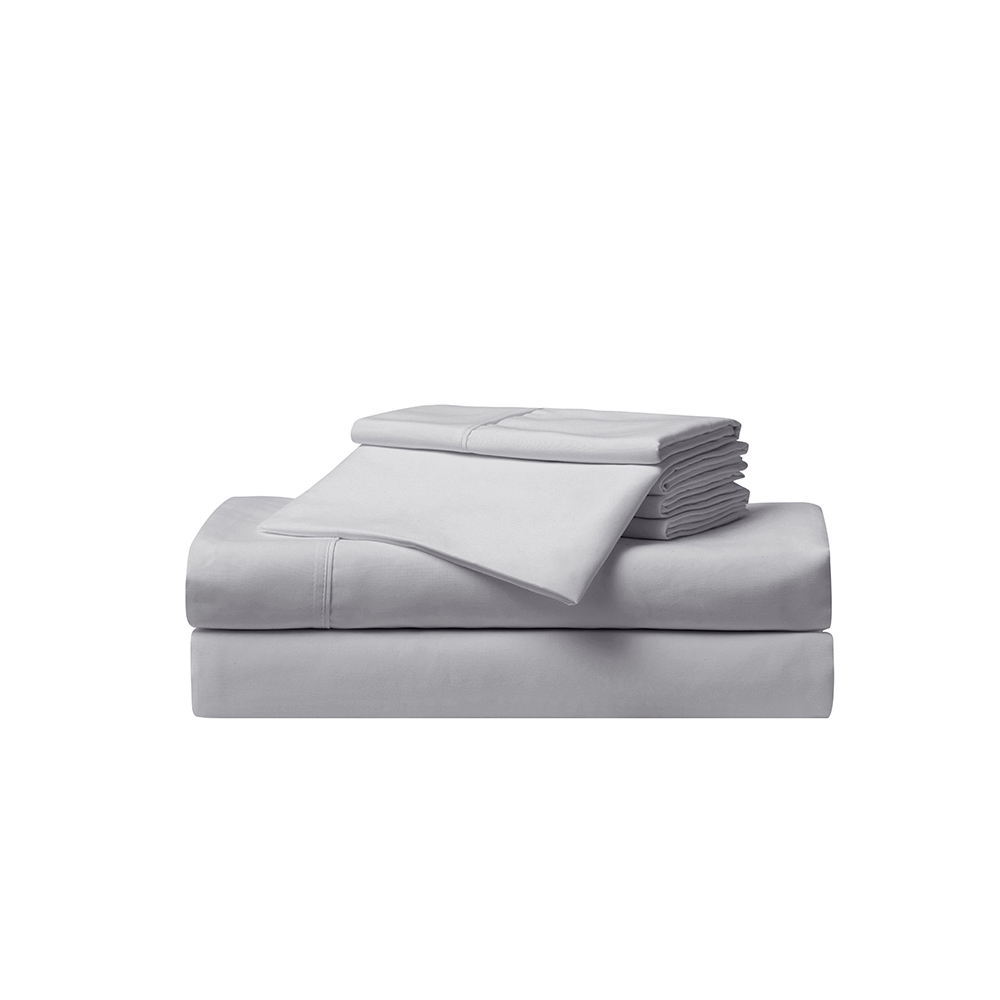 Serta So Soft 6-Piece Gray Bed Sheet Set, Queen - image 1 of 6