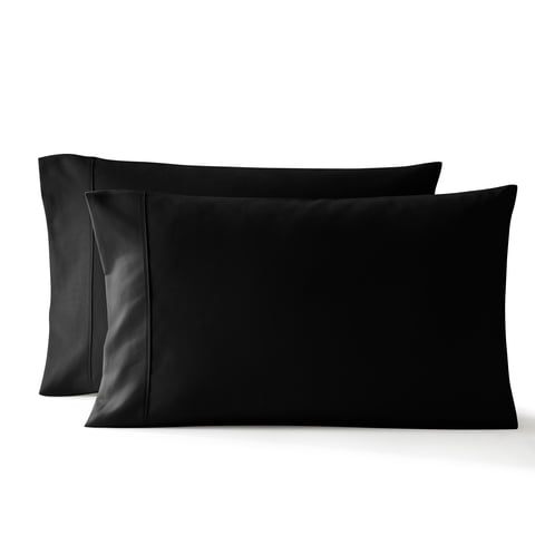 Serta So Soft Black Pillowcases, Standard/Queen (2 Count)