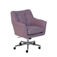 thumbnail image 1 of Serta Style Ashland Home Office Chair, Lilac Twill Fabric, 1 of 5