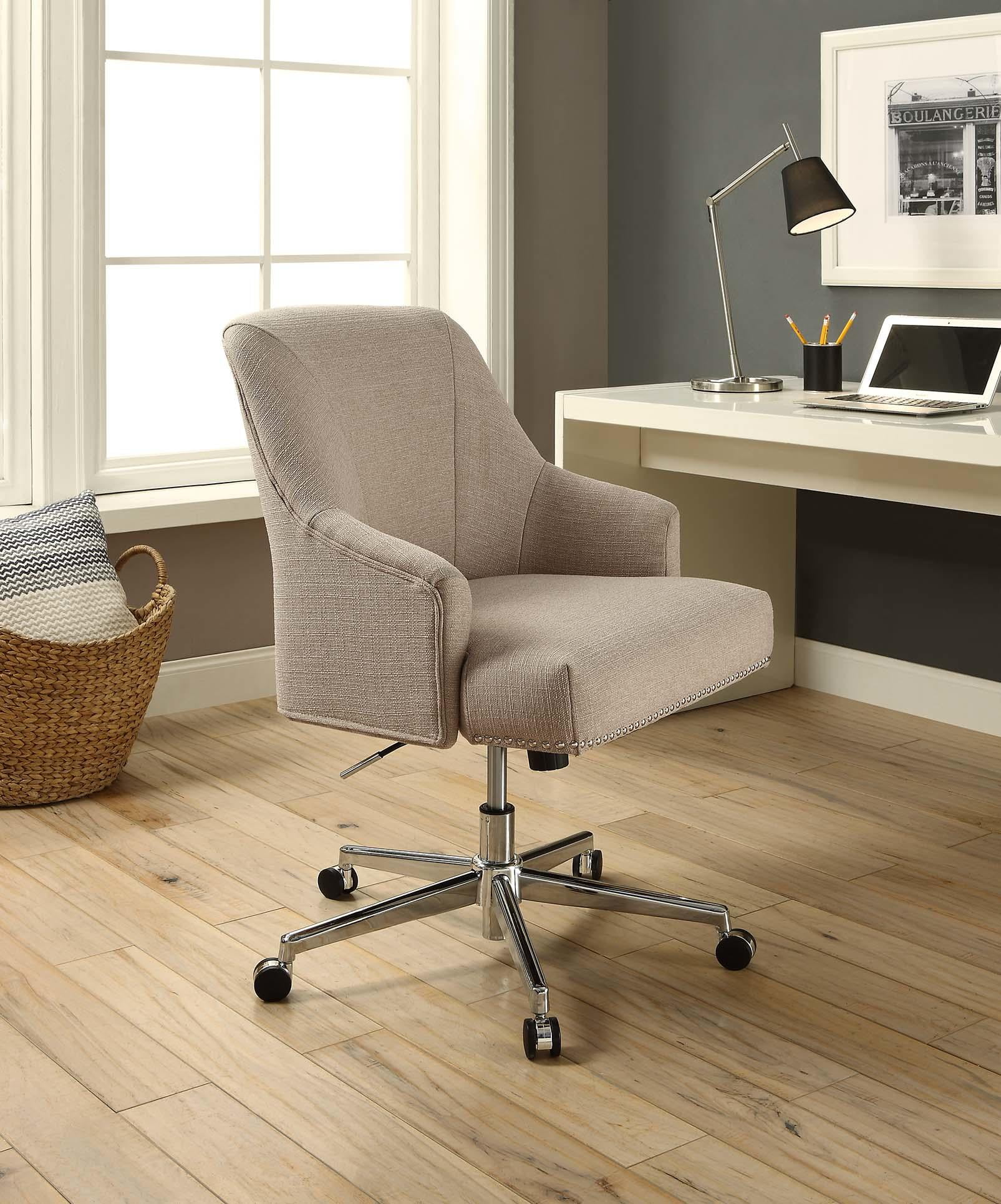 Style Leighton Home Office Chair Gray - Serta