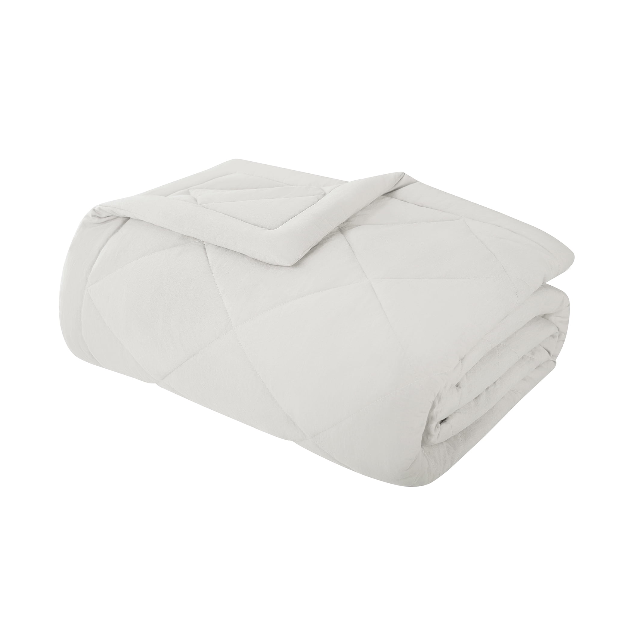 Serta Supersoft Cooling Lightweight Blanket, Microfiber Wrinkle Resistant Throw Blanket, Twin/ Twin XL, Snow White