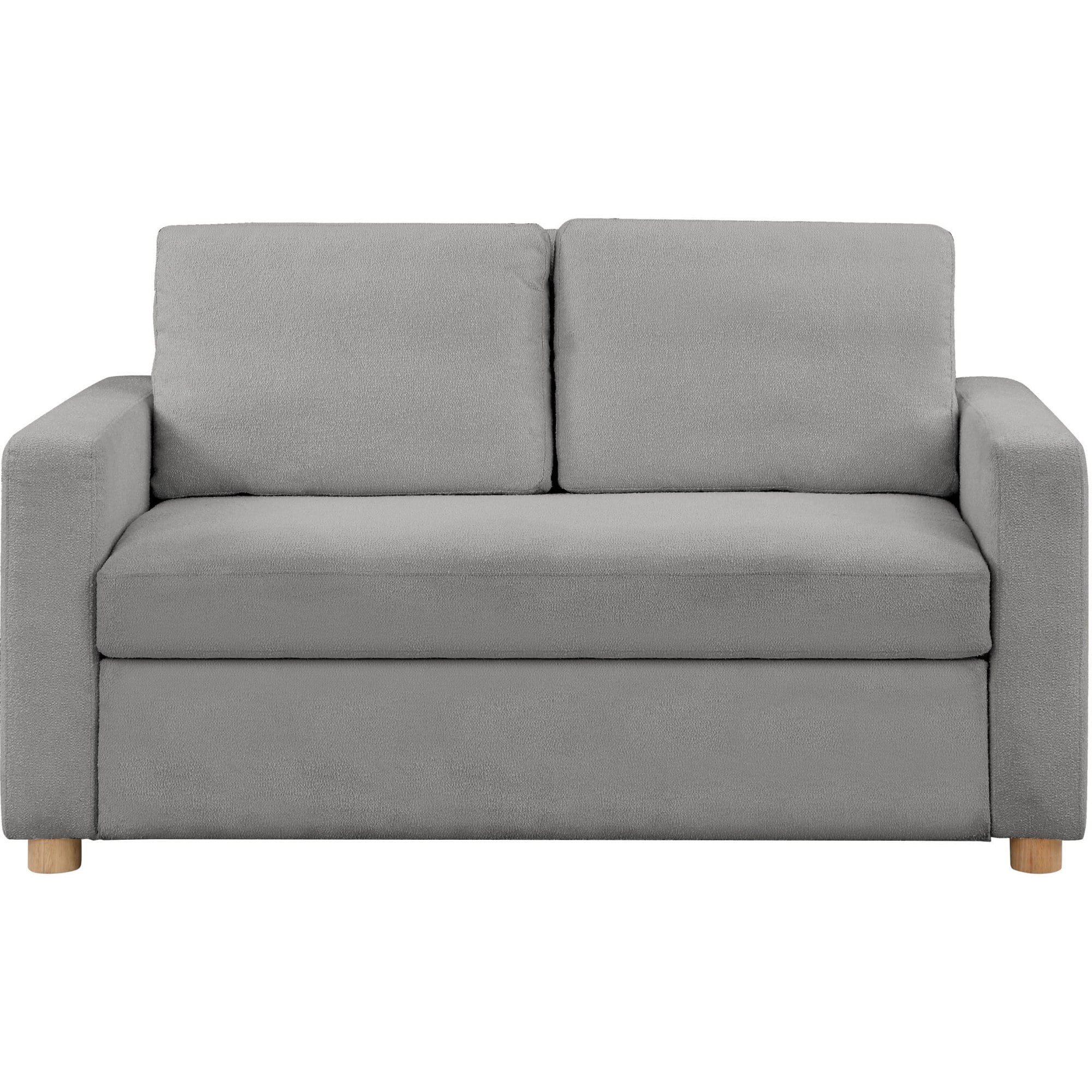 Serta Tacoma Convertible Sofa In Gray