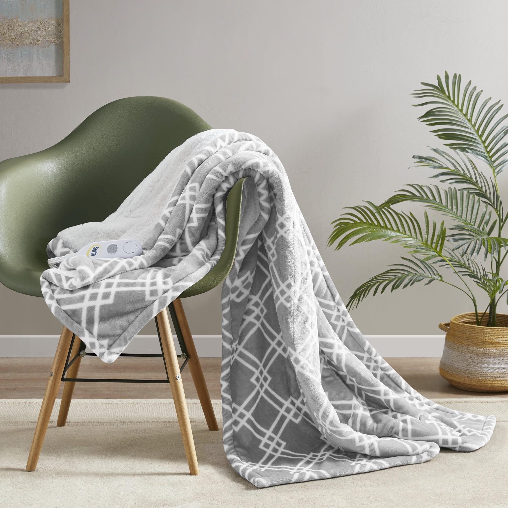 Serta Soft Plush Electric Heated Blanket 50