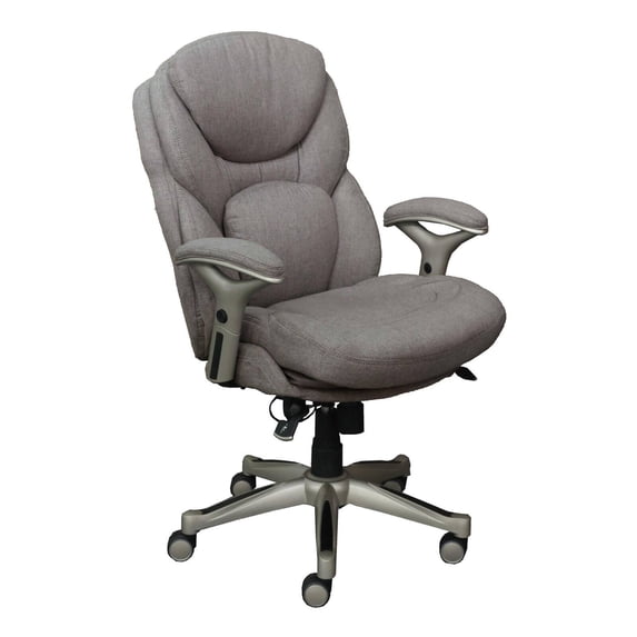 Serta Works Executive Leather Office Chair with Back in Motion Technology