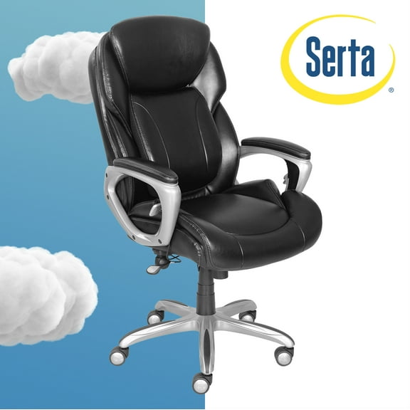 Serta Works My Fit Office Chair with Tailored Reach Brainstorm Black