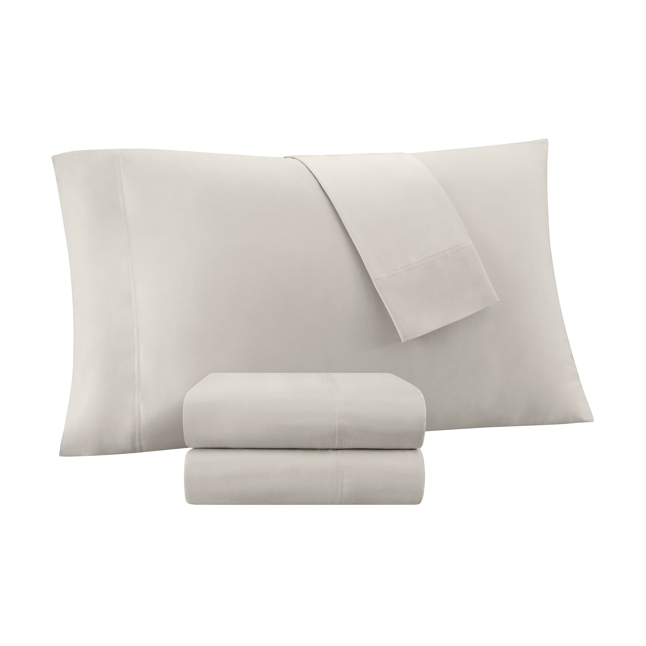 Taupe Twin Hypoallergenic Cotton Bamboo Sheet Set
