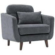 Serta at Home Sierra Accent Chair in Slate Gray