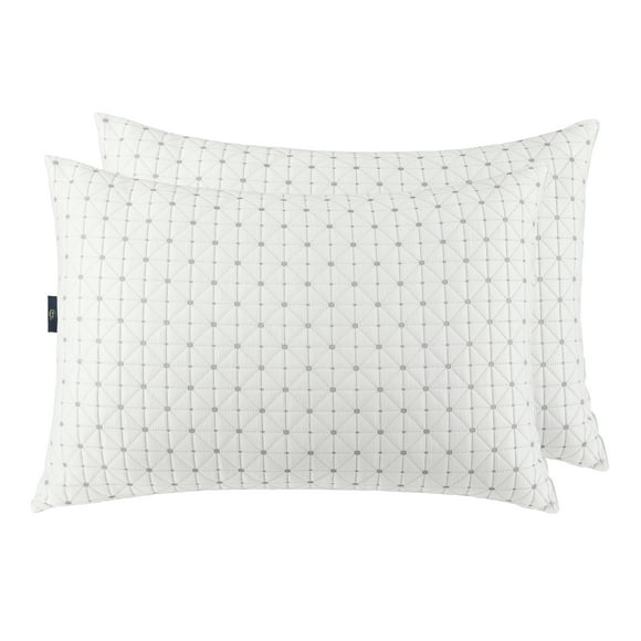 Sertapedic Charcool Bed Pillow, Standard/Queen, 2 Pack