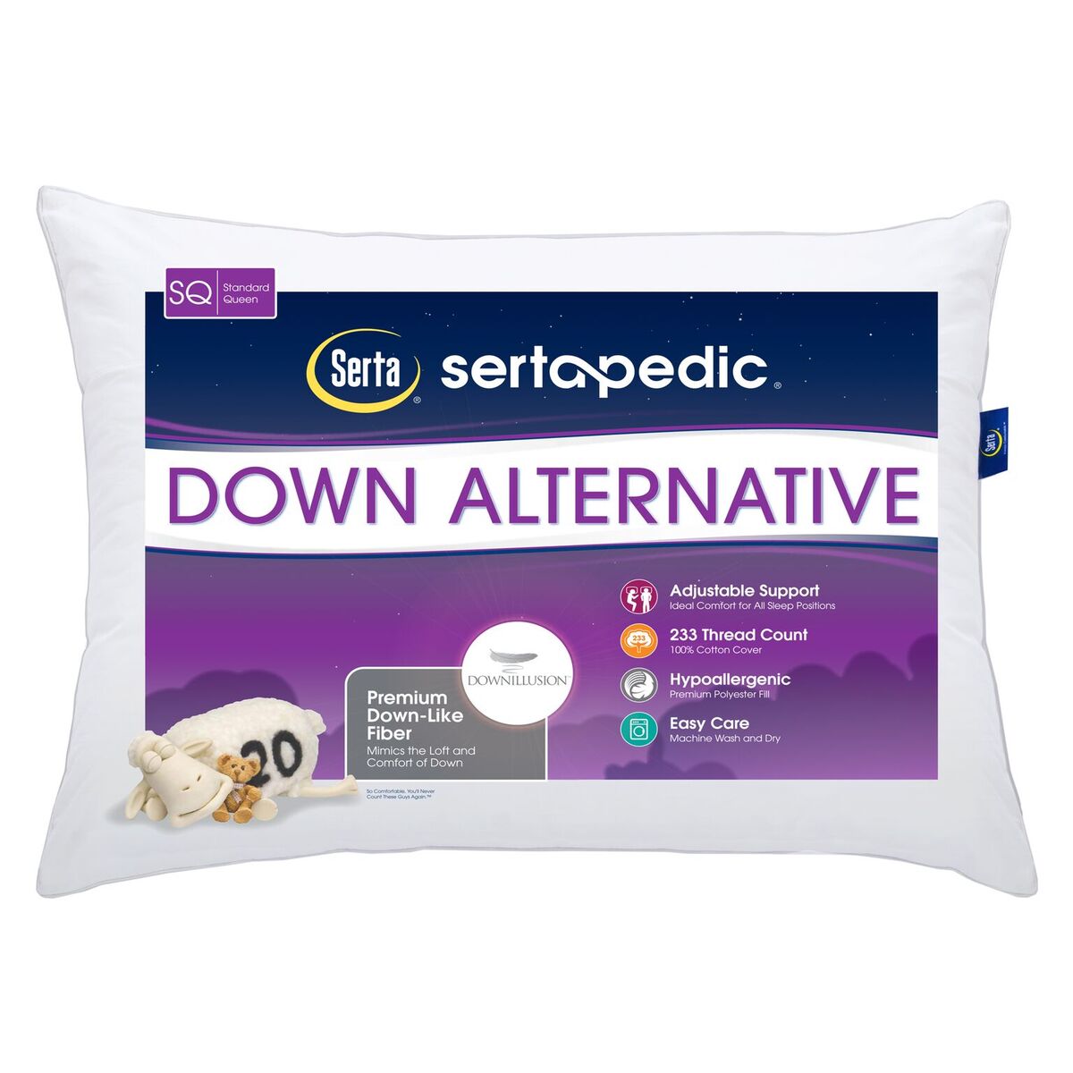 Sertapedic Down Alternative Pillow - image 1 of 5
