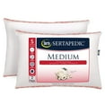 Sertapedic MediumDensity Pillow, 2Pack