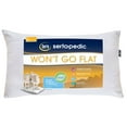 thumbnail image 1 of SertaPedic Won't Go Flat King Pillow, By Serta, 1 of 7