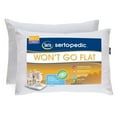 Sertapedic Standard/Queen Hypoallergenic Comfort Pillow, Set of 2