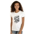 thumbnail image 1 of Serve The King Jesus Christ Religion Womens Slim Fit Graphic Tee Brisco Brands S, 1 of 5
