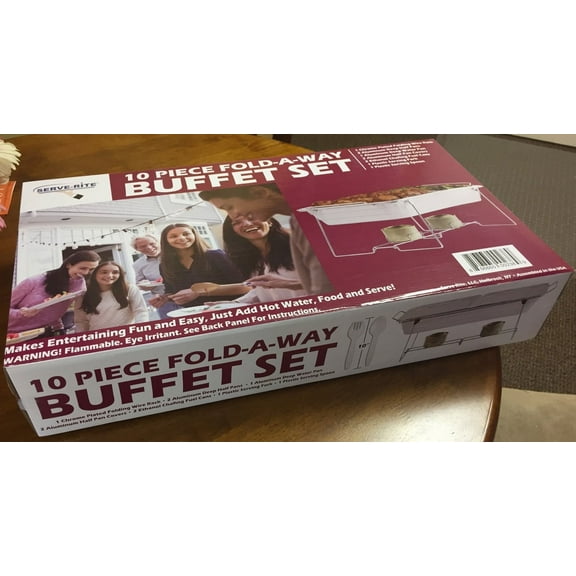 Serve-rite 10-pc Fold A Way Buffet Set