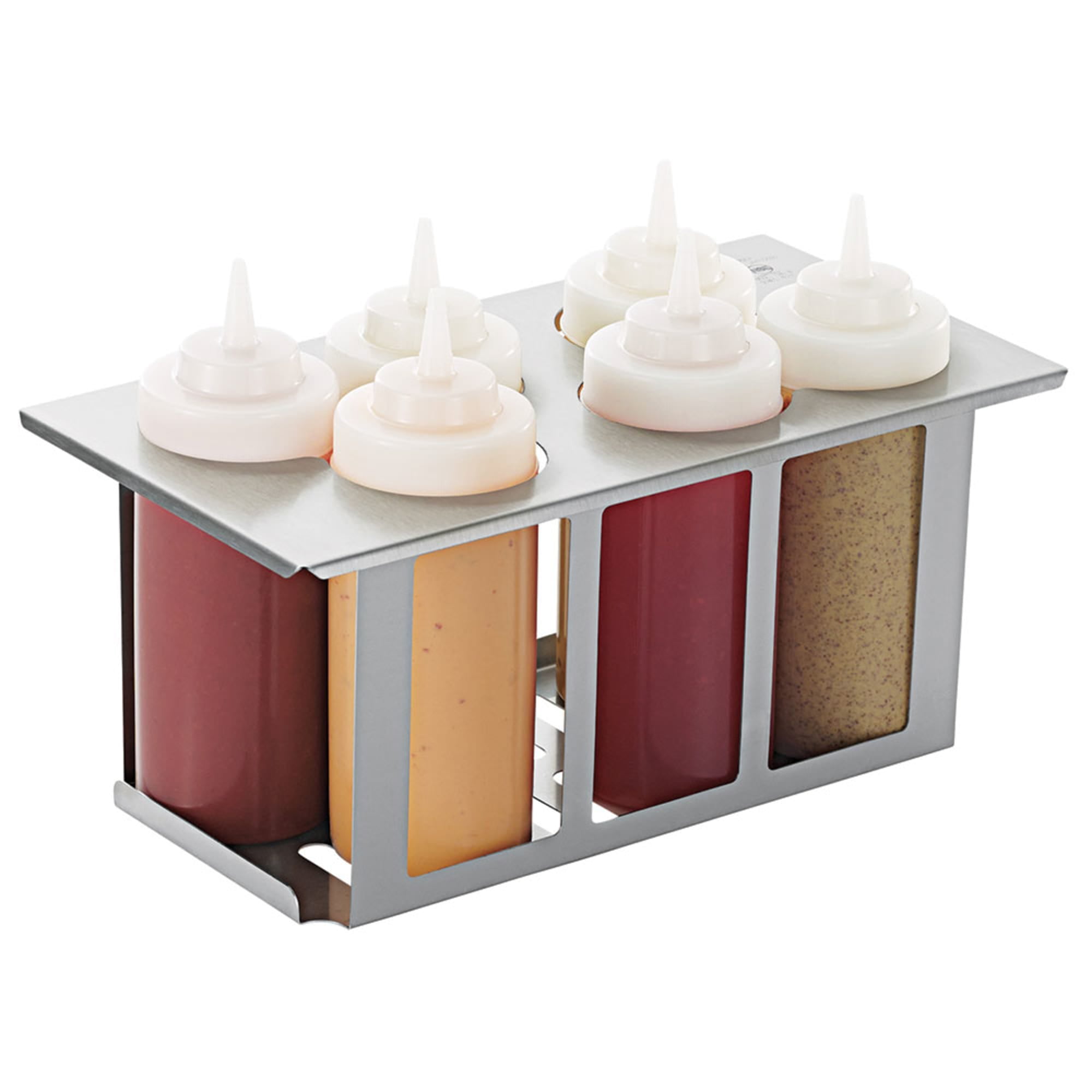 Server 87045 Holder Set w\\/ (6) 16 oz Squeeze Bottles & Lids ...