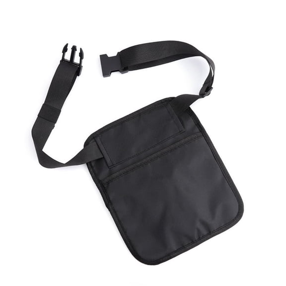 Server Apron Waist Pouch, Restaurant Waiter Waist Tool Pouch Bag with Adjustable Belt, Utility Money Bag Working Serving Apron with Pockets for Waitress for Restaurant Hotel Bar