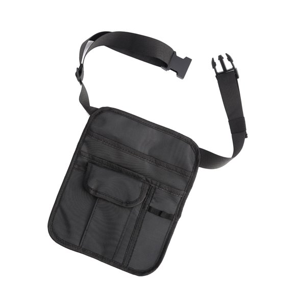 Server Apron Waiter Waist Server Apron Pouches Restaurant Water-resistant Apron Bag with Adjustable Shoulder Strap