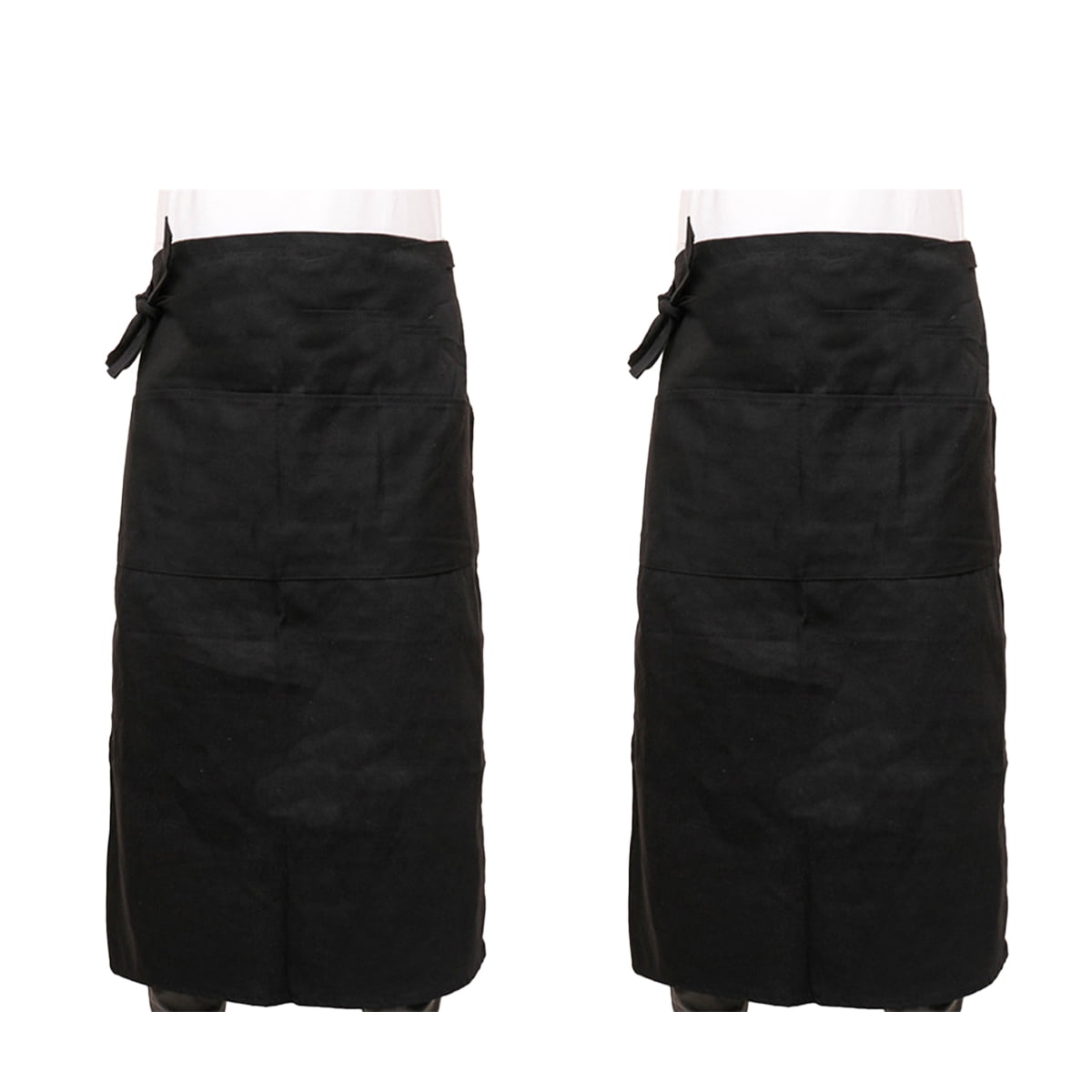 Yuqilin 2 Pezzi Grembiule,Grembiuli Da Cucina Con 3 Tasche,Vita Corta Grembiule Da Cucina,Grembiules In Vita,Grembiules Corto Per Uomini Donne,per Cucina,Ristorante,Caffè,Bar Bistrot - 10
